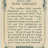 Military hand grenade.