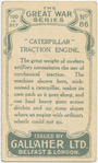 "Caterpillar" traction engine.