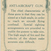 Anti-aircraft gun.
