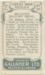 Belgium's Military Medal.