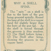 Why a shell spins.