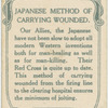 Japanese method of carving wounded.