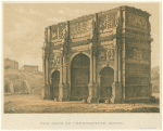 The arch of Constantine, Rome