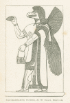 Eagle-headed figure, (N.W. palace, Nimroud)