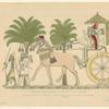The Assyrian monarch returning from battle as sculptured on the walls of the Royal palace at Nineveh