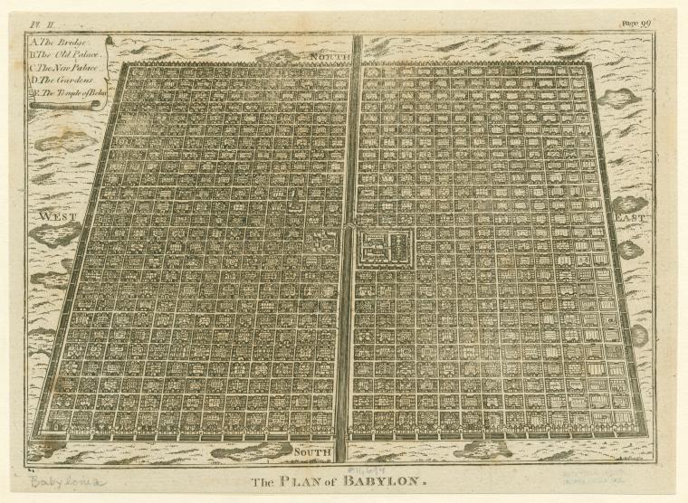 The plan of Babylon - NYPL Digital Collections