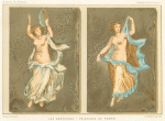 Les danseuses--peintures de Pompei