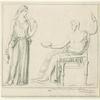 Hebe serving her father [Zeus] nectar