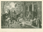 Roman villa in Gaul sacked by the hordes of Attila the Hun