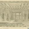 The interior (atrium and peristylium) of Pansa's house at Pompeii, restored