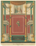 Wand im atrium der Casa di Modesto Pompeji
