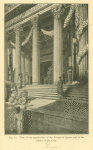 View of the antechamber of the Temple of Jupiter and of the interior of the cella