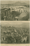 Excavations in the ninth region of the ruins--Vesuvius in the distance ; Excavations in another part of the ninth region