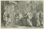 King Zedekiah burns the prophet Jeremiah's book written by the latter while in prison & protesting against the King's evil deeds