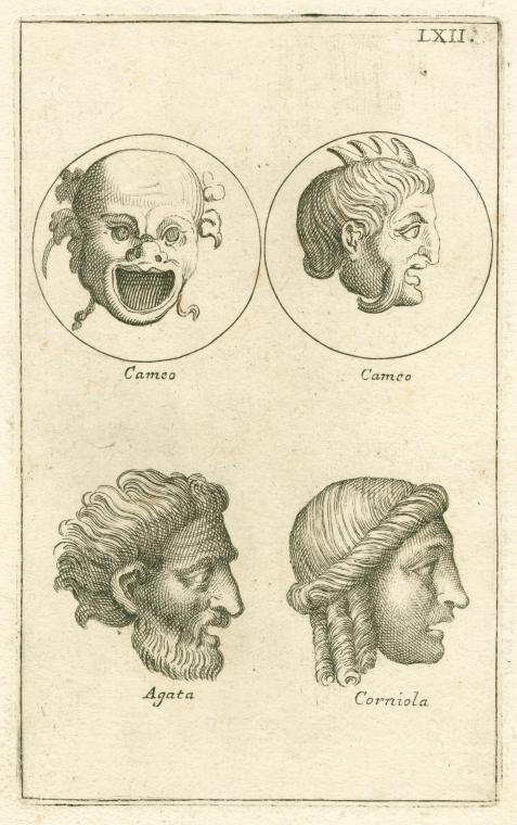 Ancient Roman masks - NYPL Digital Collections