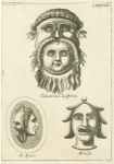 Ancient Roman theatre masks