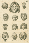 Ancient Roman masks