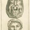 Marble and terra-cotta Roman theatre masks