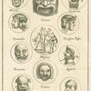 Ancient Roman comic masks