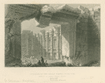 Interior of the great temple at Balbec