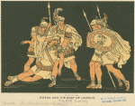 Aeneas and the body of Lausus