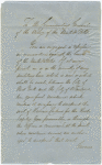 Original order suspending the writ of habeas corpus between New York and Washington. Countersigned by William Henry Seward