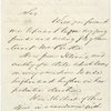 Autograph endorsement signed on verso of letter to Lincoln from Rear Admiral S. F. Dupont