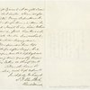 Autograph endorsement signed on verso of letter to Lincoln from Rear Admiral S. F. Dupont