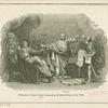 Belshazzar's feast--Daniel interpreting the handwriting on the wall