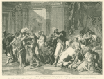 The death of Creusa, daughter of King Creon, by the poisoned garment sent to her by Medea in revenge for Jason's desertion
