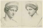 Two views of the head of the Hera Barberini