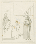 Medea musing on the murder of her children, from Pompeii