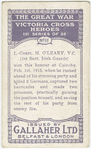 L. Corpl. M. O'Leary, V.C.