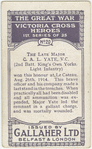 Major C. A. L. Yate, V.C.