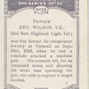 Private Geo. Wilson, V.C.