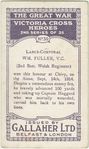 Lance Corporal Wm. Fuller, V.C.