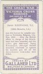 Sepoy Khudadad, V.C.