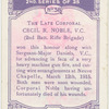 The late Corporal Cecil R. Noble, V.C.