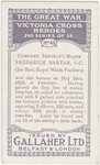 Company Sergeant-major Frederick Barter, V.C.