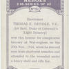 Bandsman Thomas E. Rendle, V.C.