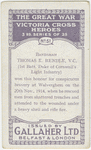 Bandsman Thomas E. Rendle, V.C.