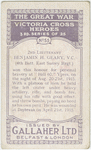 2nd Lieut. Benjamin H. Geary, V.C.
