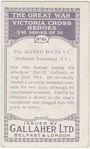 Pte. Alfred Potts, V.C.