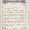 Capt. Percy H. Hansen, V.C.