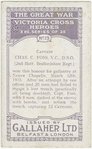 Capt. Chas. C. Foss, V.C., D.S.O.
