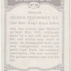 Private George Peachment, V.C.