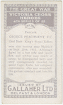 Private George Peachment, V.C.