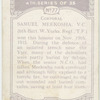 Corporal Samuel Meekosha, V.C.