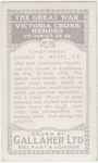 Lance-Corporal George B. Wyatt, V.C.