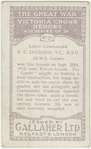 Lieut.-Commander E. C. Cookson, V.C., D.S.O.